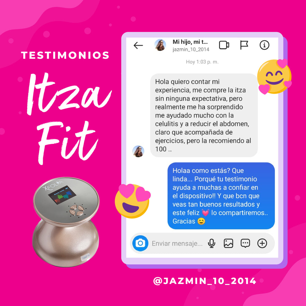 ITZA FIT MASAJEADOR ANTICELULITIS CON CAVITACIÓN Y RADIOFRECUENCIA