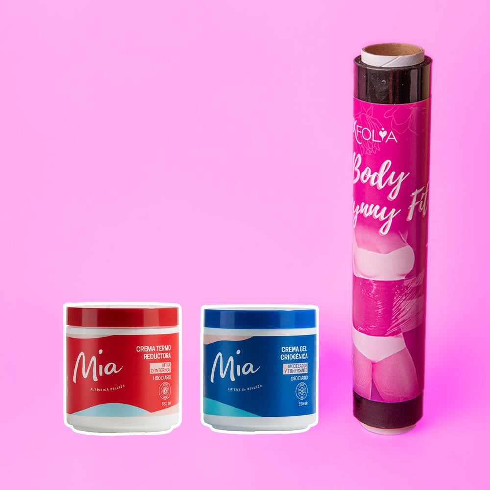 FILM OSMÓTICO YODADO + CREMA GEL CRIOGÉNICA MIA + CREMA TERMO MIA