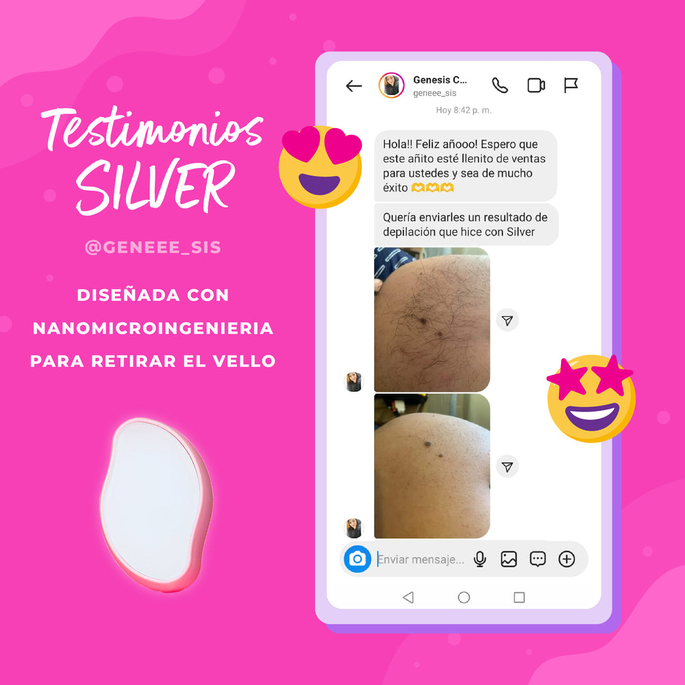 💎 SILVER 💎 RASURADORA DE CRISTAL